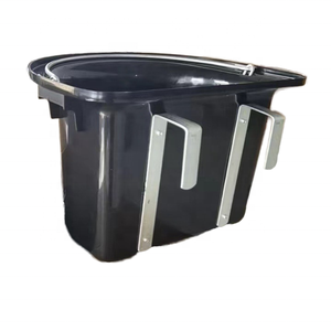 Seau d'alimentation pour animaux en plastique haute résistance, bac d'alimentation pour chevaux 12L, accessoires de quincaillerie pour animaux de compagnie, yachts et bateaux, haute résistance et durabilité - Product Image 1