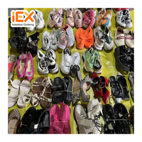 Prix de gros Chaussures de sport de tennis d'occasion de marque en cuir italien de seconde main