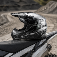 Casque de motocross professionnel tout-terrain intégral pour descente, karting, VTT avec visière, lunettes, gants et masque