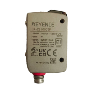 เซ็นเซอร์เลเซอร์ CMOS แบบรวมในตัว LR-ZB100C3P รูปทรงสี่เหลี่ยมพร้อมขั้วต่อ 4 พิน ประเภท 100 มม. เอาต์พุต PNP -10 +50C ใหม่ - Product Image 4