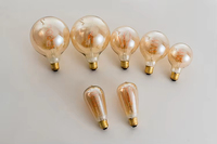 Ampoules LED vintage Edison A60 E26 E27 25W 40W 60W, ampoules à filament antique avec culot B22 à des fins décoratives