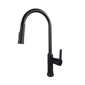 High Quality With 5 Years Warranty Black Kitchen Faucet Hot Cold Kitchen Sink Tap 360 Degree Rotation Water Mixer Tap
