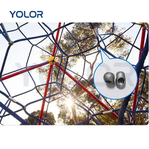Factory Safety Kids Outdoor Playground Rope Climbing Net Play Games Park Facility Custom Play Area
