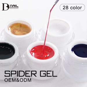 Gel d'araignée <span class=keywords><strong>BD</strong></span> Kit de doublure dorée flexible néon personnalisé en gros Araignée Flash Marcas platine pour Nail Art sans Hema/Tpo/Hpma - Product Image 3