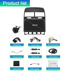 En stock, autoradio Android pour <span class=keywords><strong>Volkswagen</strong></span> Touareg 2003-2010, VW CarPlay 64G Android 13, écran 9 pouces, lecteur DVD automatique - Product Image 6