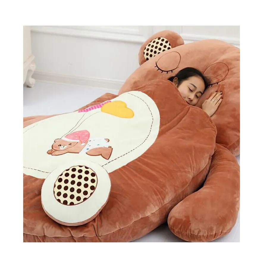 wholesale New creative so large cartoon cute fashion popular comfortable mattress stuffed bear animals for sale