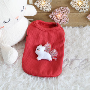 Camisetas Lisas de Alta Calidad al por Mayor para Fabricantes, Camisetas de Algodón para Exteriores, <span class=keywords><strong>Ropa</strong></span> Personalizada para Mascotas - Product Image 3