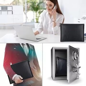 <span class=keywords><strong>2025</strong></span> tập tin Mới Túi văn phòng không thấm nước Thẻ lưu trữ tiền mặt chống cháy an toàn bảo vệ sự riêng tư tài liệu tiền Faraday Túi - Product Image 5