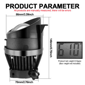 Nuevo tipo de lente Universal para coche, lámpara antiniebla, lente de proyección, <span class=keywords><strong>largo</strong></span> alcance, alto brillo, lente de proyector Bi - Product Image 6