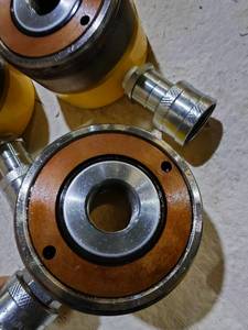 DEELEAP RCH-120 Cilindro hidráulico de émbolo hueco de acción simple con orificio central, gato elevador, carrera de 8 mm, retorno por resorte de acero - Product Image 4