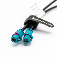 Cable de Alta Velocidad de Datos HSD de 4 Pines, Hembra a Hembra, Código Z, para Cámara LVDS Automotriz