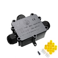 T Type En Plastique 3 Voies IP68 Boîtier Types de Boîte de Jonction Électrique Souterraine Étanche