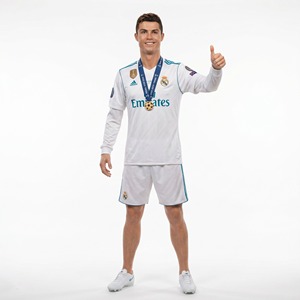 Statua in Silicone Realistica a Grandezza Naturale di Cristiano <span class=keywords><strong>Ronaldo</strong></span> Personalizzata per Esposizioni Museali - Product Image 3