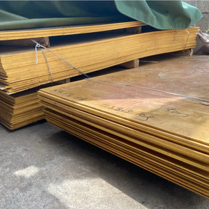 Plaque en laiton poli ASTM C35000 Grade C27000 (59% Cu) Résistance 300 MPa Élongation 40% Usage industriel Service de découpe sur mesure - Product Image 5