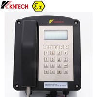 Téléphone filaire antidéflagrant KNTECH certifié IECEx Zone 1 Zone 2, analogique avec Wi-Fi/IP/PoE, homologué IP66, de fabrication originale