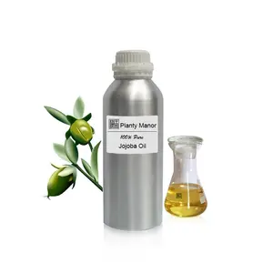 Huile de jojoba biologique 100% pure naturelle de marque privée pour les cheveux et la peau Huile de jojoba en vrac à bas prix - Product Image 1