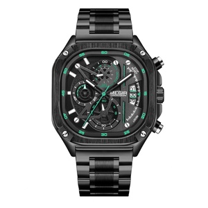 Reloj Masculino Megir 2217, Relojes para Hombre de Calidad, Relojes de Pulsera Cuadrados de Lujo a Prueba de Agua, Reloj de Hombre - Product Image 3