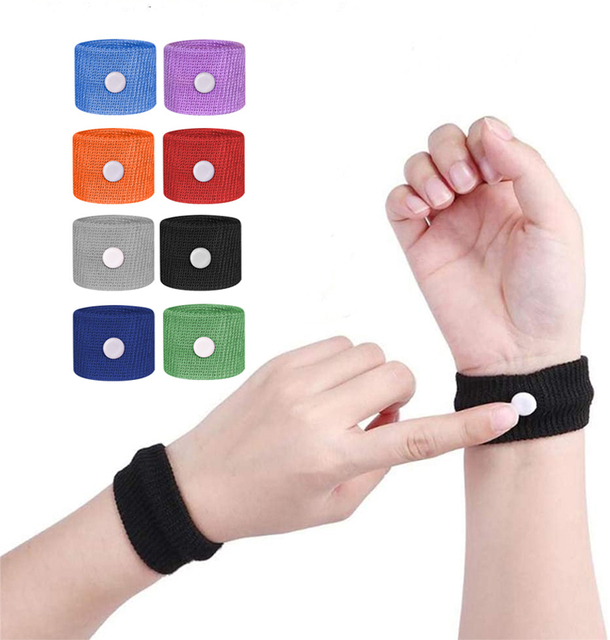 2pcs Adult Morning Sickness Car Boat Sea Plane Bracelet Anti Nausea Motion Wrist Band