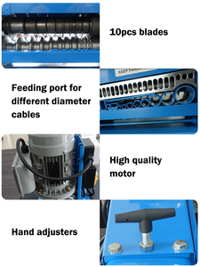 Máy cắt dây đồng tự động bằng điện Máy cắt dây cáp cho thiết bị bóc vỏ cáp phế liệu - Product Image 4