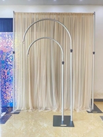 Cintre et coupleur de lustre incurvés avec plaque de base réglable et robuste