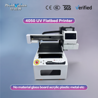 Mesin Cetak UV Flatbed PrintVision 40*50cm untuk Kayu, Kaca, Logam, Cangkir Silinder Putar, Printer UV DTF