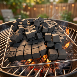 Charbon de coco noir Neutra en briquettes, sans fumée, pour barbecue et chicha - Product Image 3