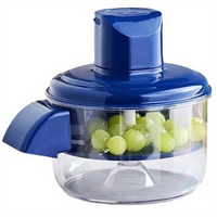 ABK IMPEX Huishoudelijke elektrische fruitenschiller Automatisch roestvrijstalen mes Multifunctioneel Melamine Plastic Alleen handwas