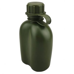 Muestra gratuita: Botella de agua táctica de plástico PE para exteriores, duradera y ligera, con asa, 3 piezas. - Product Image 1