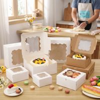 Conteneur d'emballage plat en vrac, recyclable, blanc, avec rabat, pour café commercial