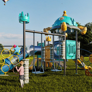 Vente en gros de jeux de plein air non toxiques pour enfants de tous âges avec toboggan, pour les écoles maternelles, les jardins communautaires et les projets - Product Image 3