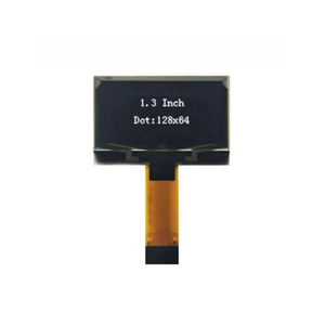 1.3 inch PMOLED Display 4 <b>Wire</b> SPI Interface 128×64, SH1106G Monochrome OLED Screen - Product Image 1