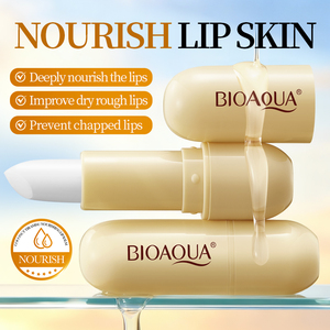Bálsamo Labial <span class=keywords><strong>BIOAQUA</strong></span> con Aroma a Pastel de Helado de Vainilla, Hidratante, Nutritivo, Orgánico, Vegano, 3.8g, Mejora los <span class=keywords><strong>Labios</strong></span> Secos y Aclara la Piel - Product Image 1
