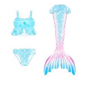 BAIGE enfants sirène queue maillots <span class=keywords><strong>de</strong></span> <span class=keywords><strong>bain</strong></span> enfants sirène natation princesse Costume anniversaire piscine fête cadeau filles maillots <span class=keywords><strong>de</strong></span> <span class=keywords><strong>bain</strong></span> - Product Image 4