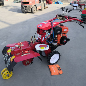 Multifunctional Farm <b>Cultivator</b> Gasoline Power Tiller Red 4 Wheel Drive For Plowing And Weeding - Product Image 4