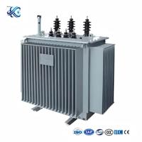 Transformateur de puissance immergé dans l'huile S22 10kV 11kV 400V 30kVA 2500kVA Optimisation complète des pertes du système Bobinage en cuivre pour la distribution