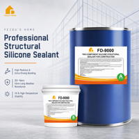 Scellant silicone structurel bicomposant FD-9000 pour la construction, le vitrage des murs-rideaux et la finition des façades de bâtiments