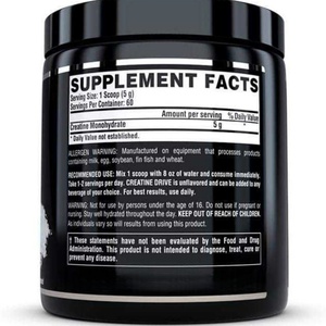 Creatina Micronizada Pura, Aumenta la Fuerza Muscular y Reduce la Fatiga, Sin Sabor, 300g, Empaque y Fórmula Personalizados - Product Image 2