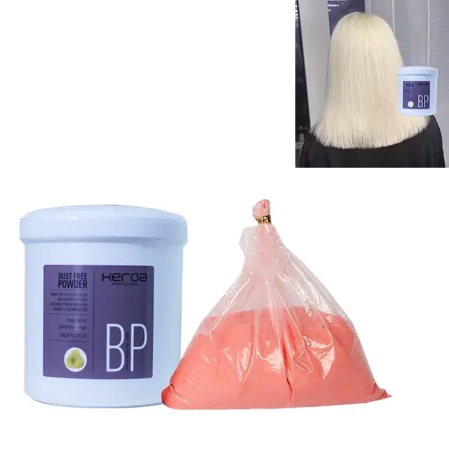 Italy 9 Levels Safety Harmless Hair Color Ammonia Free Hair Bleach Powder For Blonde Hair Results