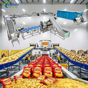 Macchina Automatica su Larga Scala per la Produzione di <span class=keywords><strong>Patatine</strong></span> <span class=keywords><strong>Fritte</strong></span> e Chips di Patate Shepody, 1000kg/h - Product Image 1