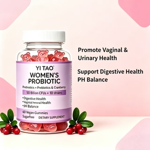 Gomitas Probióticas Sin Azúcar para Mujeres, 10 Cepas de Probióticos con Prebióticos y Enzimas para la Digestión, Salud Femenina y Apoyo Inmunológico - Product Image 2