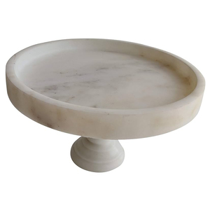 Nuevo Soporte para Pastel de Mármol de Alta Calidad con Diseño Moderno, Forma Redonda, Acabado Pulido, Hecho a Mano, AZHAR EXPORT - Product Image 1