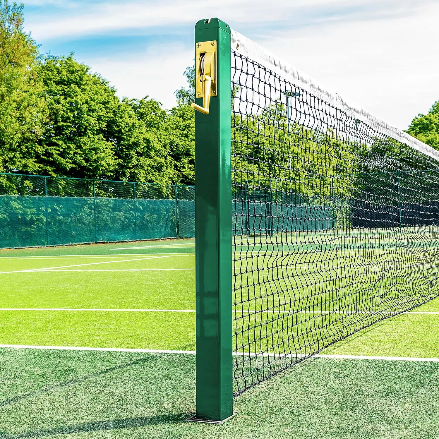 Spor ekipmanı tenis/voleybol/Badminton taşınabilir Net sistemi açık tenis Pickleball sonrası