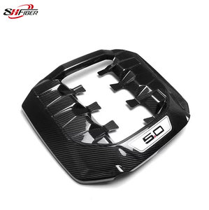 Cubierta de <span class=keywords><strong>Radiador</strong></span> y Capó de Motor de Fibra de Carbono Modificado para Mustang, Compatible con Ford Mustang S650 2024+ - Product Image 2