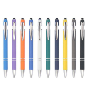 Bolígrafo Metálico Retráctil 2 en 1 Personalizado, Multifuncional, Regalo con Lápiz Táctil - Product Image 1
