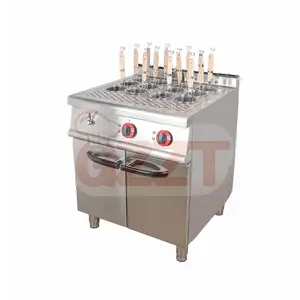 12 16 giỏ thương mại freestanding gas Pasta Spaghetti nồi với tủ phục vụ thiết bị điện Noodle hoành thánh nồi hơi