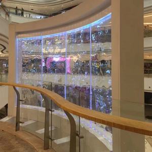 Éclairage LED en acrylique personnalisé Décoration de barre de mur à bulles incurvée - Product Image 4