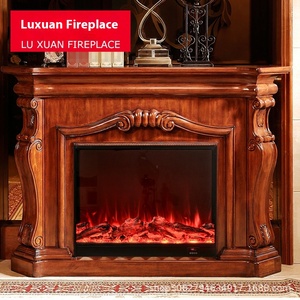 Lò sưởi điện tử kiểu Châu Âu mô phỏng ba chiều ngọn lửa lõi hơi ẩm chèn Lò sưởi điện - Product Image 3