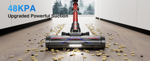 Aspirateur balai sans fil VC-2501 avec brosse anti-emmêlement et filtre HEPA pour tapis et sols durs - Product Image 3