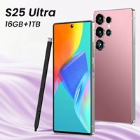 Teléfono Inteligente CDMA 5G S25 ULTRA, 16GB de RAM + 1TB de ROM, Pantalla HD de 7.3 Pulgadas, Batería de 7800mAh, Estado Original