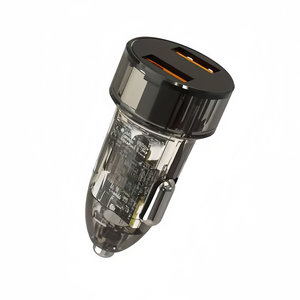 Cargador de coche transparente popular, nuevo, súper rápido, con doble puerto, funciones QC2.0, SCP, QC3.0, PD, PD 3.0, 30w, 40w - Product Image 3
